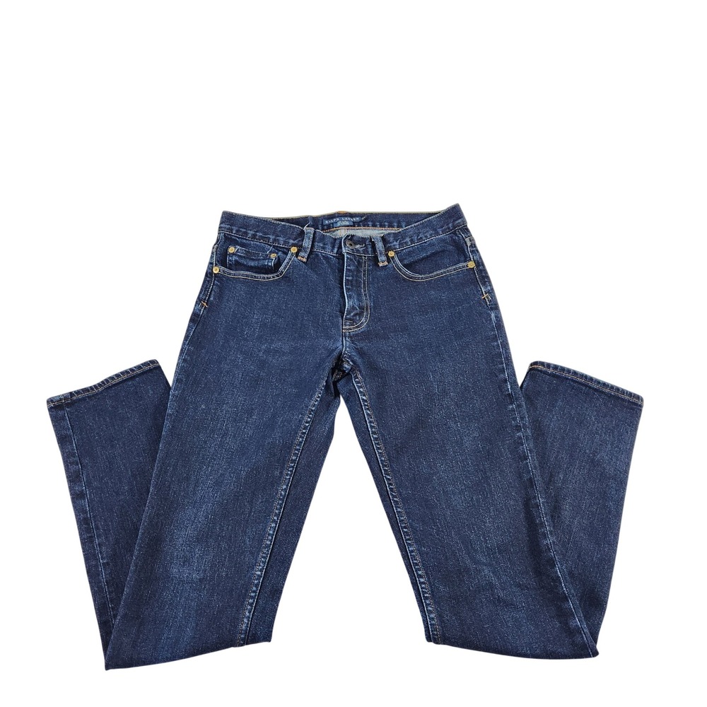 Ralph Lauren Blue Label Women's Skinny Jeans in Dark Blue Denim